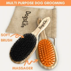 Dogslife Bamboo Dog Brush -Hondenbenodigdheden Winkel dogslife bamboo dog brush 219803 0500 none