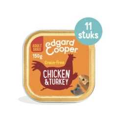 Edgard & Cooper Adult - Kip & Kalkoen - Kuipje -Hondenbenodigdheden Winkel edgard cooper adult kip kalkoen kuipje 173665 1000 none