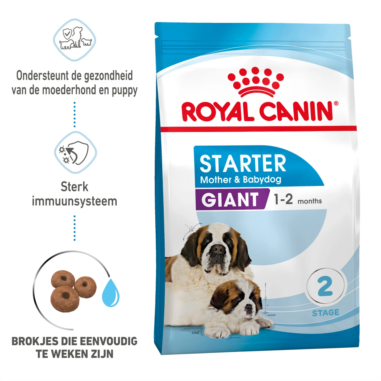 Royal Canin Giant Starter Mother & Babydog - Hondenvoer 2 Royal Canin Giant Starter Mother & Babydog - Hondenvoer - Afbeelding 2