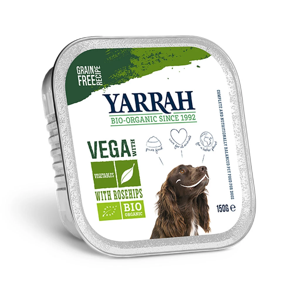 Yarrah - Bio Natvoer Hond Kuipje Chunks Vega